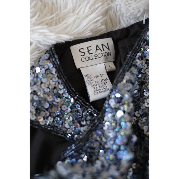 Stunning Silver Sequin Tank by Sean Collection - Picture 4 of 4